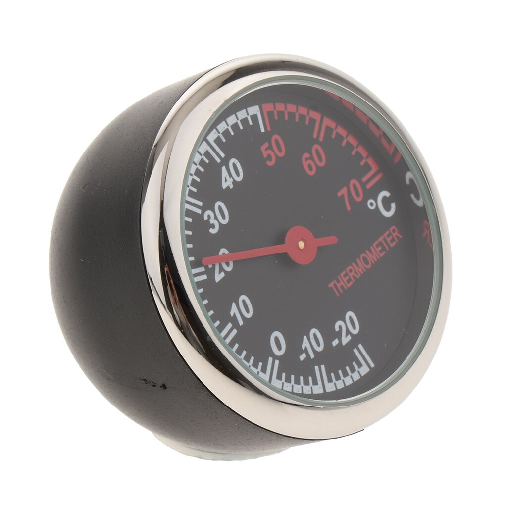 Electronic Clock Inside Outside Temperature Gauge Car Vehicle Thermometer