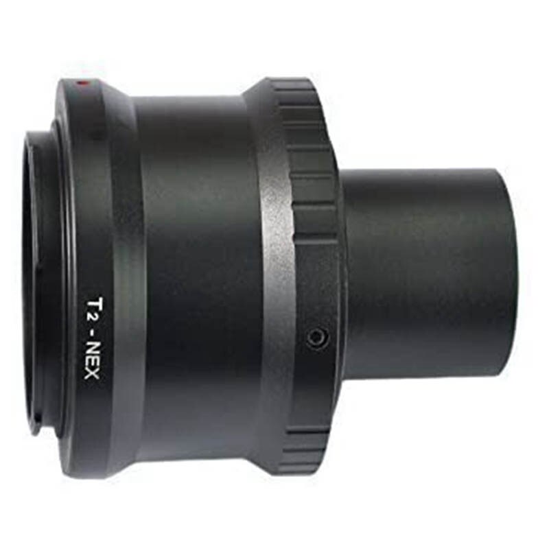 Aluminium Alloy Lens Adapter T2-NEX 1.25Inch Telescope Mount Adapter Ring for Sony NEX Mount Camera Lens Holder