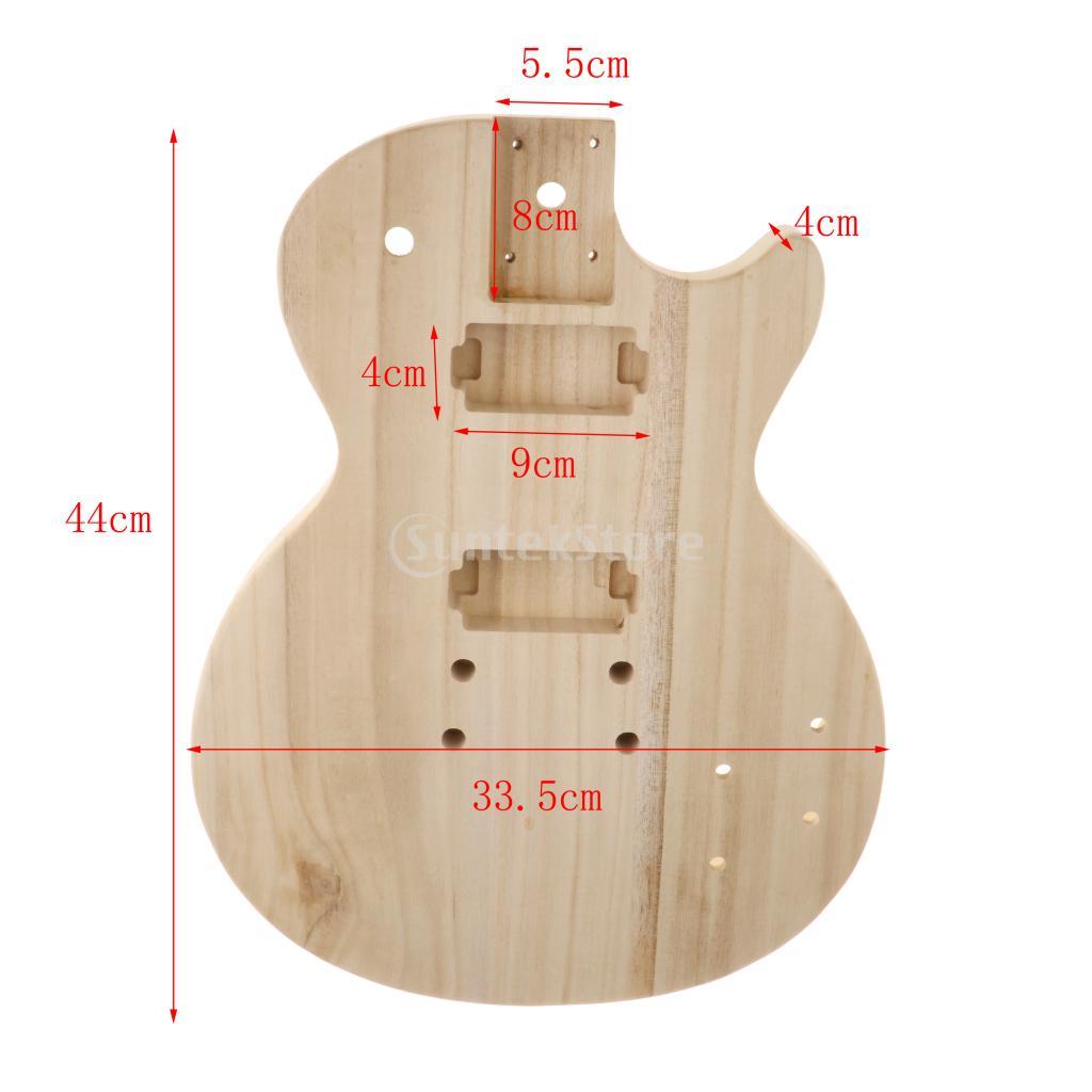 Guitar body Handmade Unfinished Handcrafted electric guitar body Kaede guitar DIY material Guitar Parts Barrel Replacement