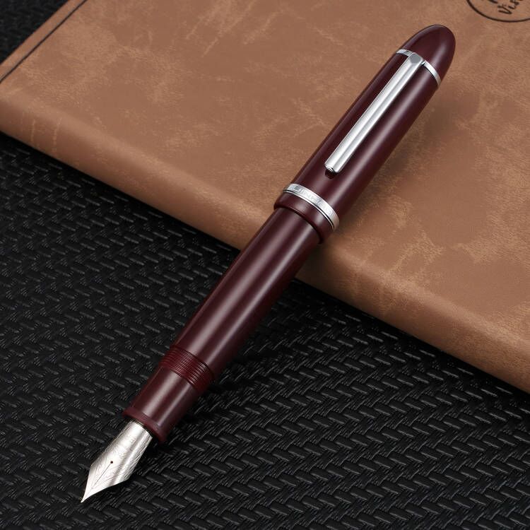 Jinhao X159 #8 Extra Fine / Fine / Medium Nib Fountain Pen, Black Acrylic Big Size Writing Pen