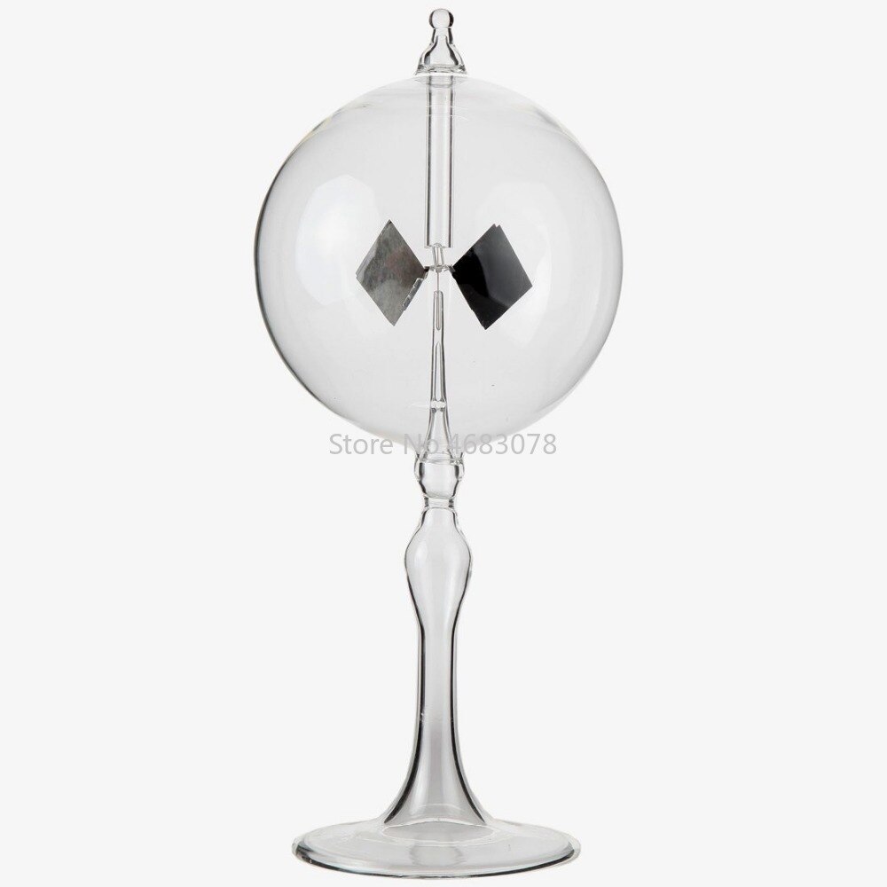 Solar Power Crookes radiometer model educational equipment radiometer light pressure windmill bolometer