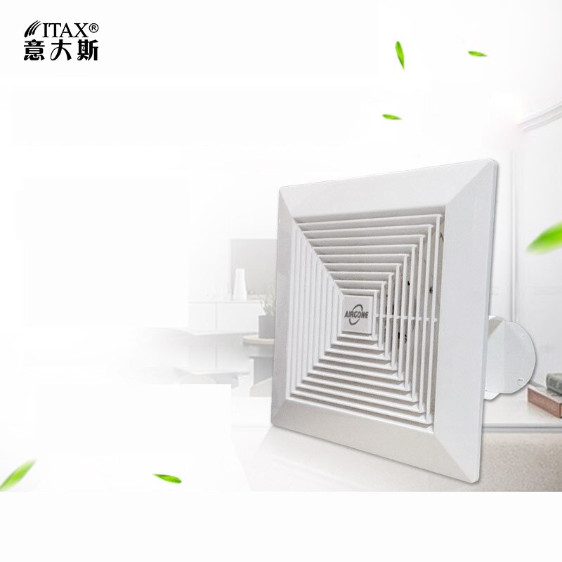 Household Square window type 6 inch exhaust fan bathroom toilet mute ventilation glass ITAS9932AA