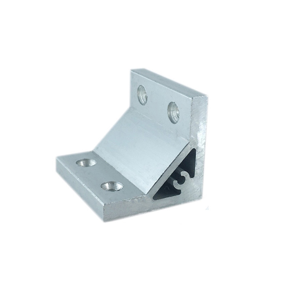 1PC 90 Degree Aluminium Angle Corner Joint Bracket Width 60mm 80mm 100mm for 6060 8080 100100 Aluminum Profile