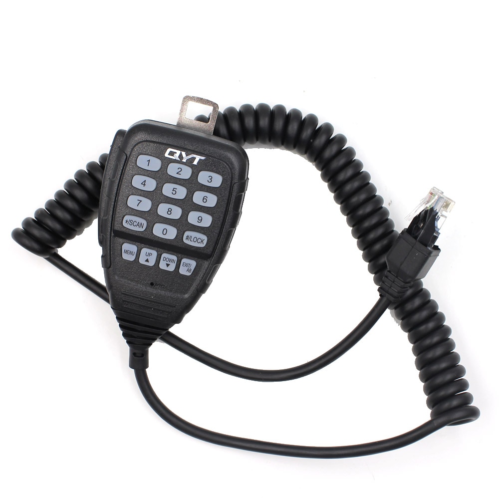 Original Handheld Microphone for QYT KT-5800 KT8900 KT-8900D KT-7900D KT-780 plus KT-980 plus Mobile Radio 10.00*7.00*5.00CM