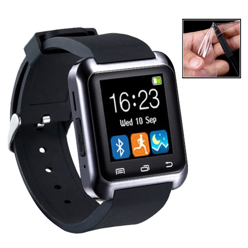 3pcs explosieveilige HD Bluetooth smartwatch beschermende film screen protector voor GT08/G60 smartwatch scherm beschermende film