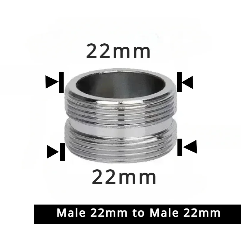 Stainless Steel Faucet Connector M22 To M20 M18 M1/2" Thread Joints Water Purifier Accessory Kitchen Water Tap Adapter Fittings: PURPLE