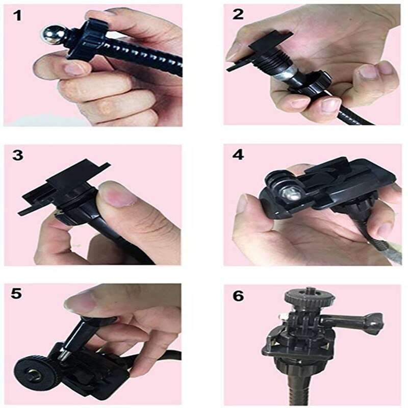 Staffa per fotocamera con morsetto a ganascia da scrivania potenziato supporto flessibile a collo di cigno per Webcam (4 K C925E C922X C922