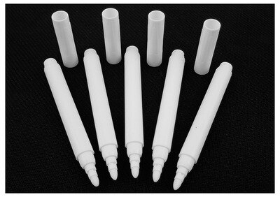 PVC contenedores de almacenamiento pegatinas de etiquetas para pizarra impermeable vidrio Metal botella papel de etiqueta especias azúcar puede pegatinas etiqueta: pen-1pc