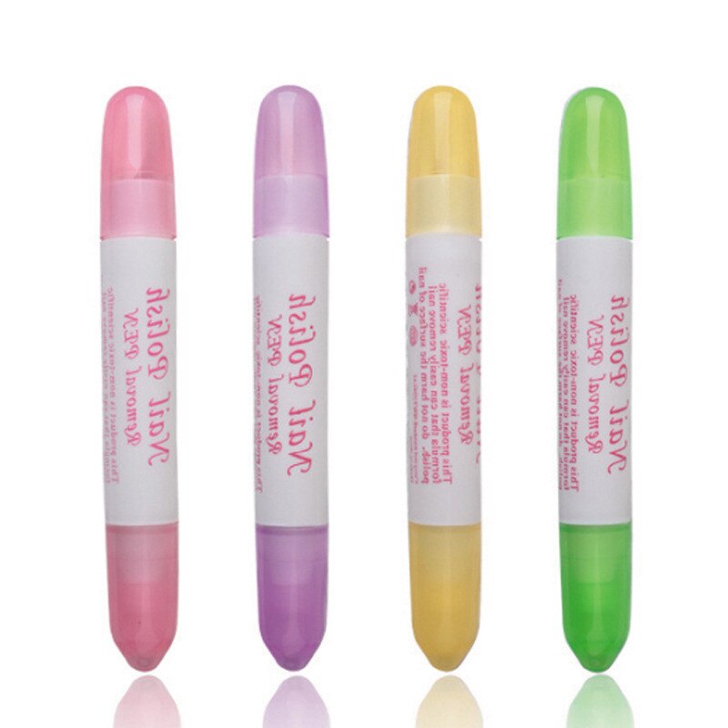 Nagellackborttagningsverktyg blötlägg av uv gel cap clip wrap verktyg nagelband pusher bomull nagelrengöring pedikyr nagelvårdsverktyg: Slumpmässigt 1 st