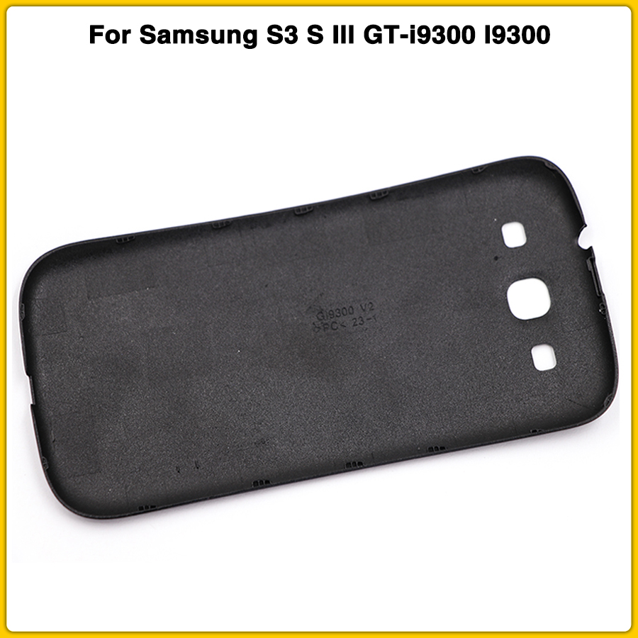 S3 boîtier arrière étui pour samsung S3 S III GT-i9300 I9300 I9305 I535 I747 T999 batterie couverture arrière porte couverture arrière remplacement