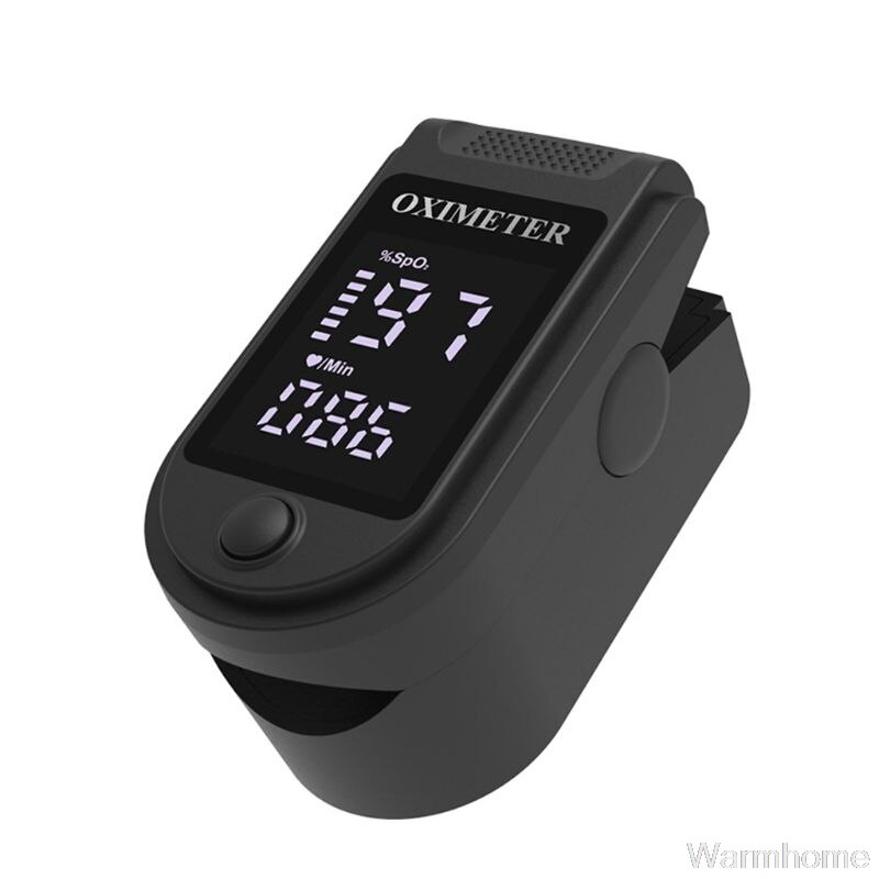 Fingertupp pluse oksymeter fingerpuls oksemonitor blod oksygen stasjon oksymeter blod oksygen måler pulsmåler: Rosa