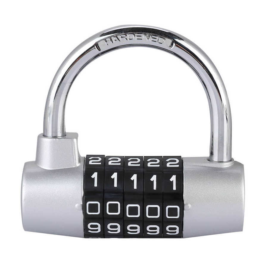 Password Lock 5 Digit Code Lock Padlock -shaped Su... – Vicedeal