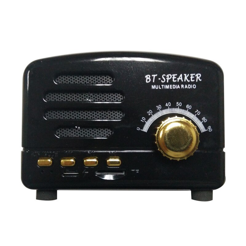 bluetooth speaker retro portable radio card subwoofer antique mini speaker