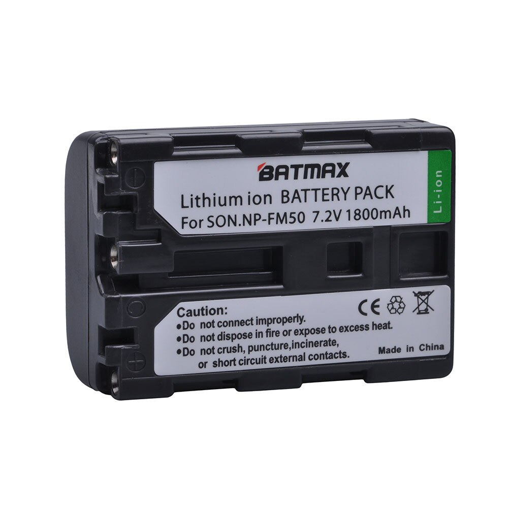 2Pcs NP-FM50 FM50 Battery + LCD Dual USB Charger for Sony NP-FM51 NP-FM30 NP-FM55H DCR-PC101 A100 Series DSLR-A100 Sony M Type: 1 Battery