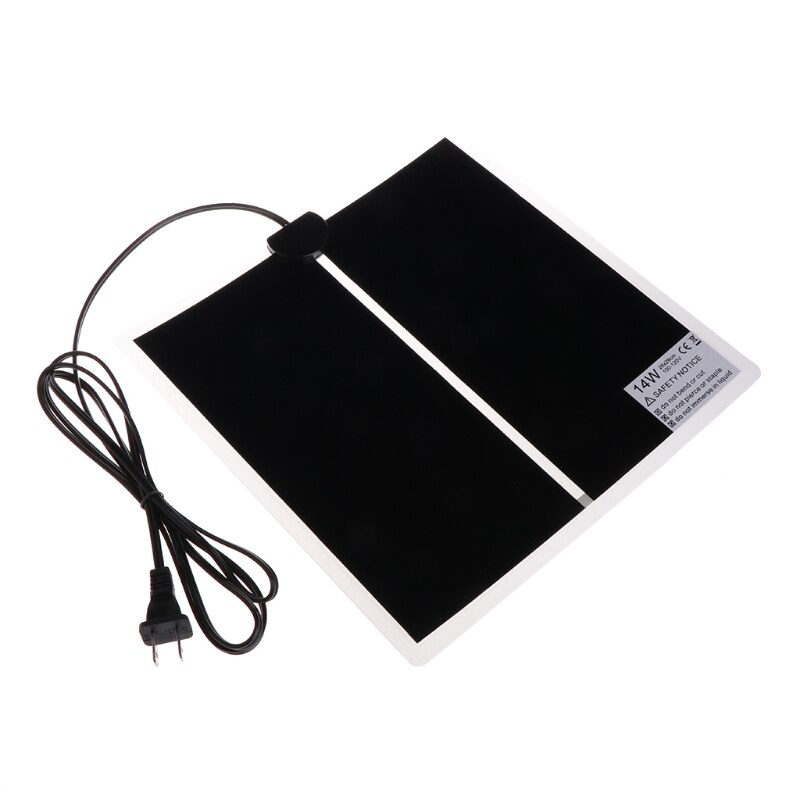 Pet Heating Mat Warmer Amphibians Bed Reptile Brooder Incubator 100-120V US Plug B03E: 1