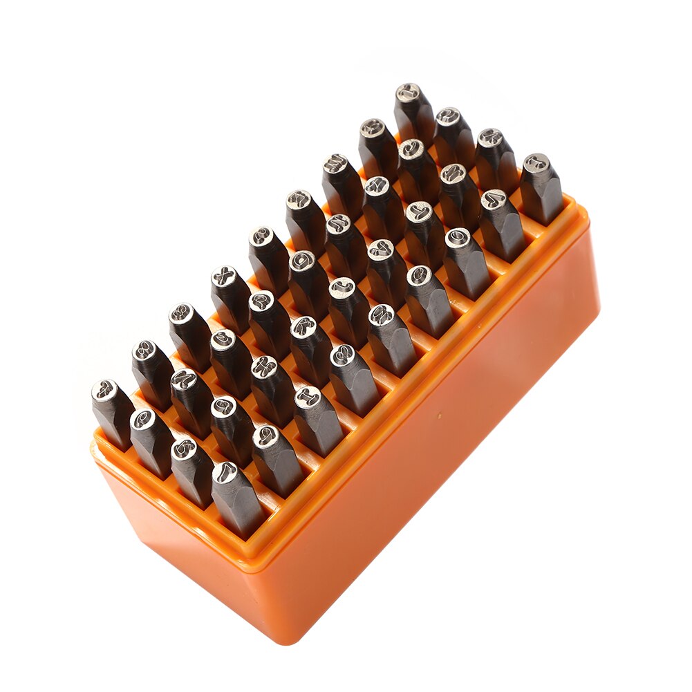 6mm Metal Stamping Tool Leather Punches Handicraft Household Carving Letter Steel Mold Metal Easily Handle Parts