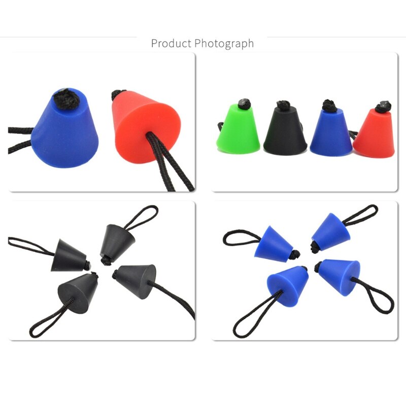 4 stuks universele kajak scupper plug stopper stop afvoergaten accessoire voor kajak opblaasbare boot kano roeiboot