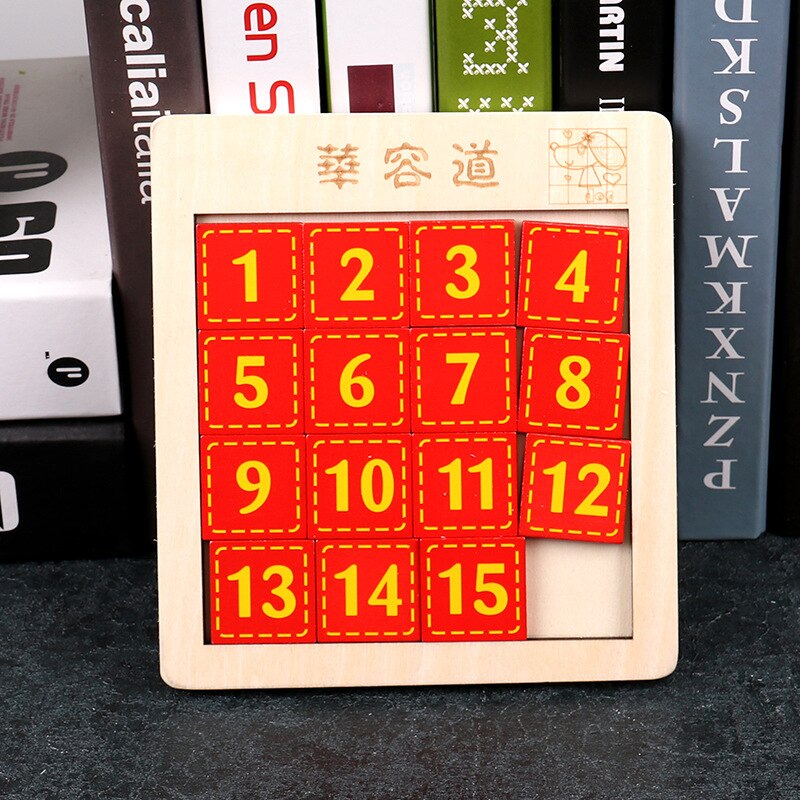 Digital Wooden Puzzle Jigsaw Puzzle Elementary School Children Brain Intelligence Development Educational Toy P123