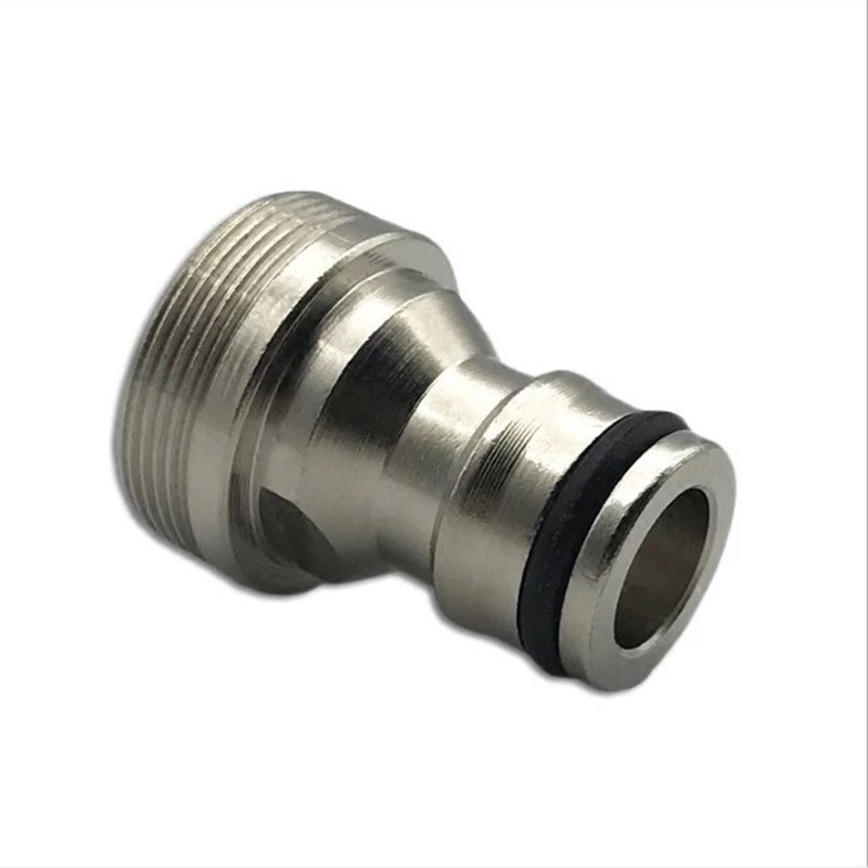 Schroefdraad slang waterleiding connector buis kraan klikadapter fitting tuin buiten plating