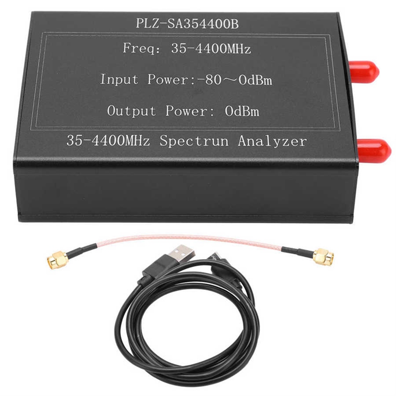 Analyseur de spectre Portable 35-4400MHz, usb 2.0, usb 3.0, analyseur de réseau Scalar avec Source de suivi TG