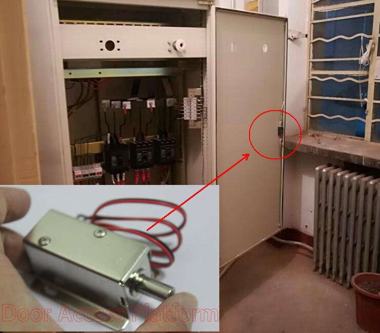 DC12V or DC24V Metal Box's Lock Electronic Bolt lock Door Openning locker, Shower room lock Metal Box Door locker tiny counter