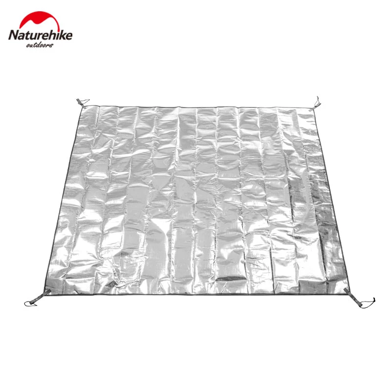 Naturehike Camping Tent Mat PE Aluminum Foil Waterproof Folding Floor Mattress Outdoor Beach Picnic Mat 3 Sizes Sun Shelter