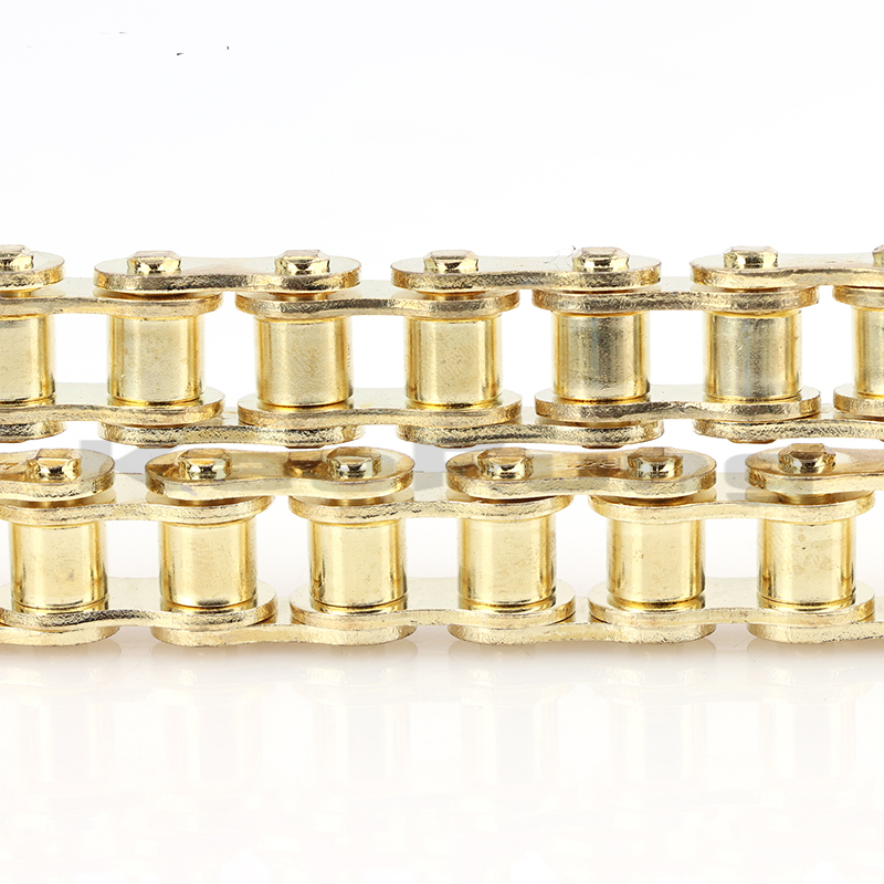 Motorcycle pit dirt parts 428 102 LINKS GOLD CHAIN FOR PIT PRO DIRT BIKE ATV QUAD 125cc 140cc 150cc