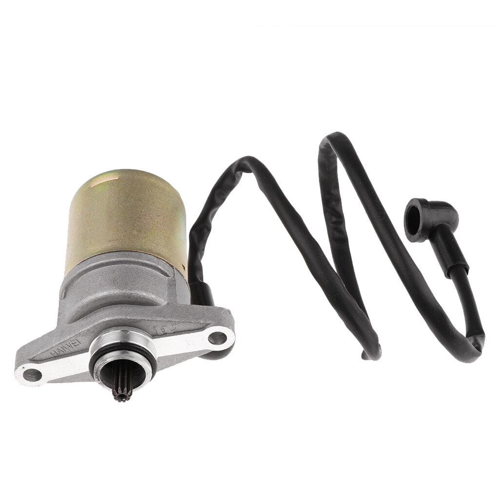 10 Tanden Elektrische Starter Motor Vervanging Voor GY6 2-Takt 49cc 50cc Motor Chinese Atv Scooter Bromfiets