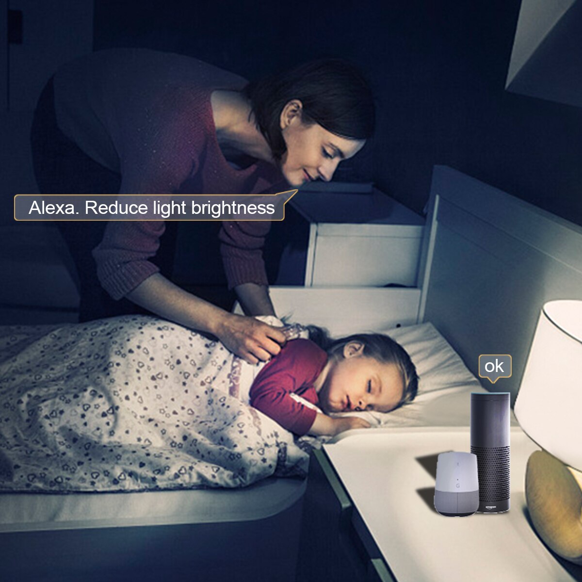 15W Smart House Wireless WIFI LED Light Bulb CCT RGB CW Dimmable Timer Function Magic Lamp Work with Alexa/Google Home 85-265V