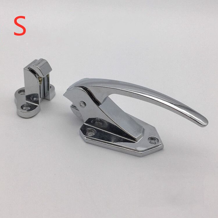 Zinklegering Deurklink Slot Verende Pull Handvat Klink Voor Oven Koelkast Vriezer Opslag Industriële Accessoires: S