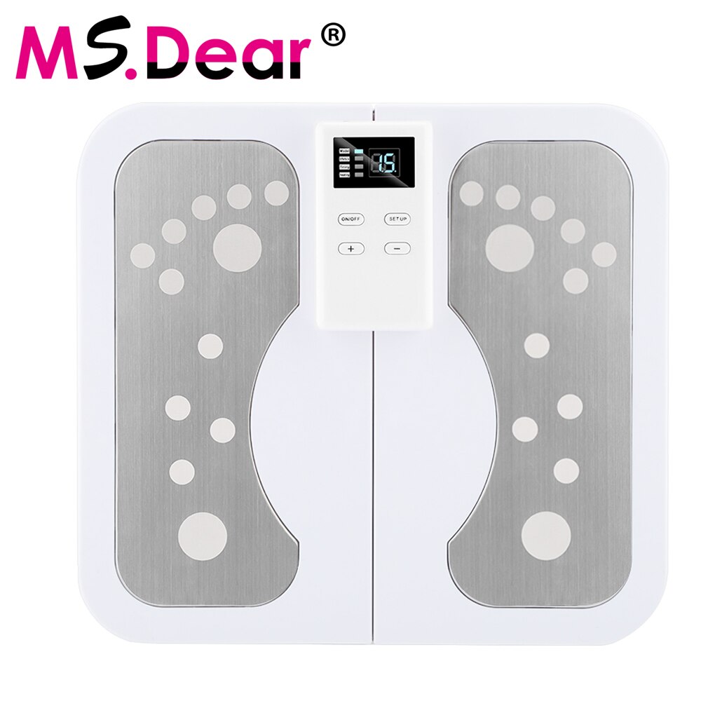 Electric Foot massage Pad Folding Foot Massager Remote Control Foot Massage Instrument Machine Low Frequency Pulse Physiotherapy