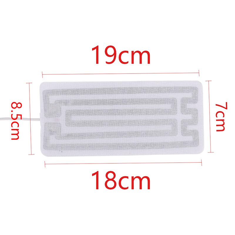 1 par 5v usb varmeelement filmvarmer innleggssåler vinter utendørs sport ski varme innleggssåler holder varmen for menn kvinners sko 7*18cm