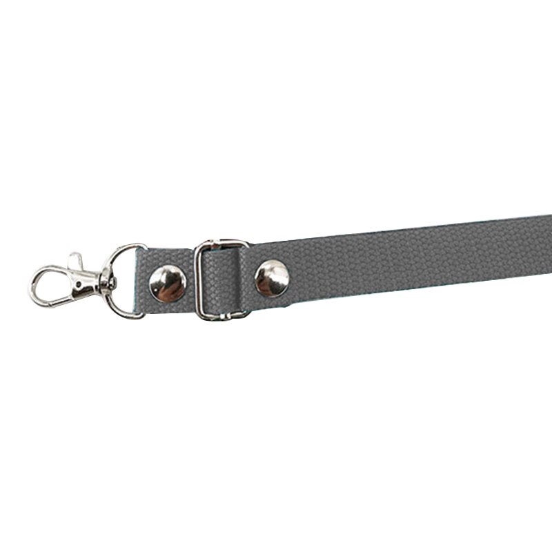 130Cm Canvas Snoep Kleur Tas Band Verstelbare Schouderriem All-Match Klinknagel Versterkte Brede Singels Strap Vervanging Riem: A-grey