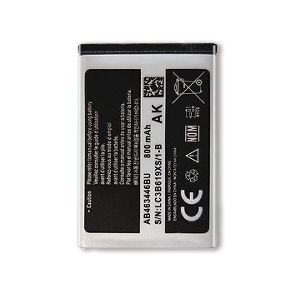 Batería para Samsung GT-C3010/C3011/C3520/E1080/E1150/E1272/SGH-E250/E900/M620/X160/X200/X210 (AB463446BU/AB553446BU/AB043446BE)