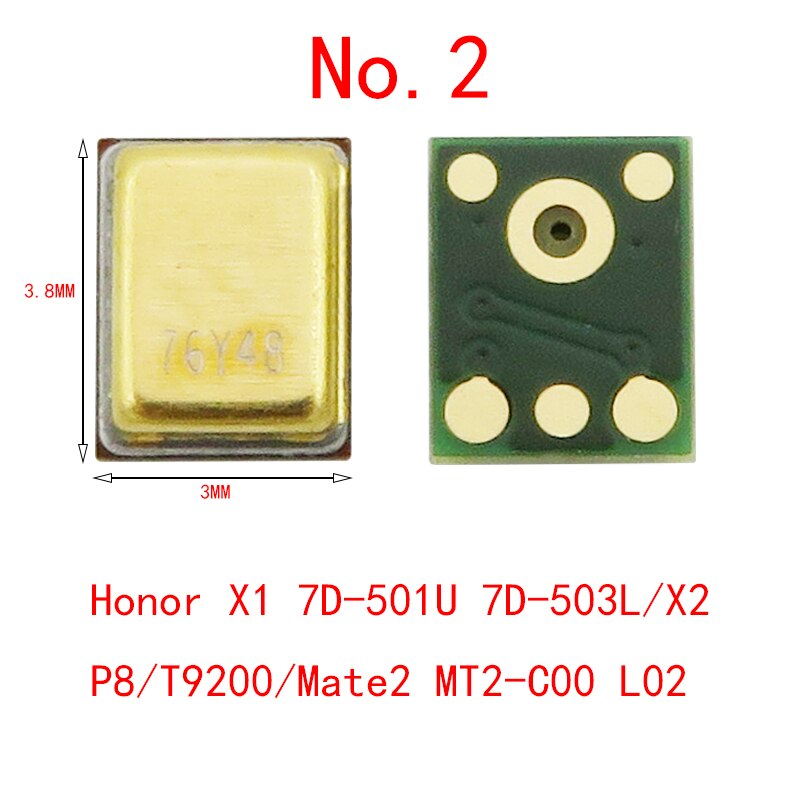 Micrófono receptor de altavoz para HUAWEI, P40 Pro, P30, P20, P10, P9, Honor 8, 9, 10, 20, 30, V10, V20, V30, Mate, Nova Lite, Enjoy Play, 10 Uds.: 10pcs No.2 Type