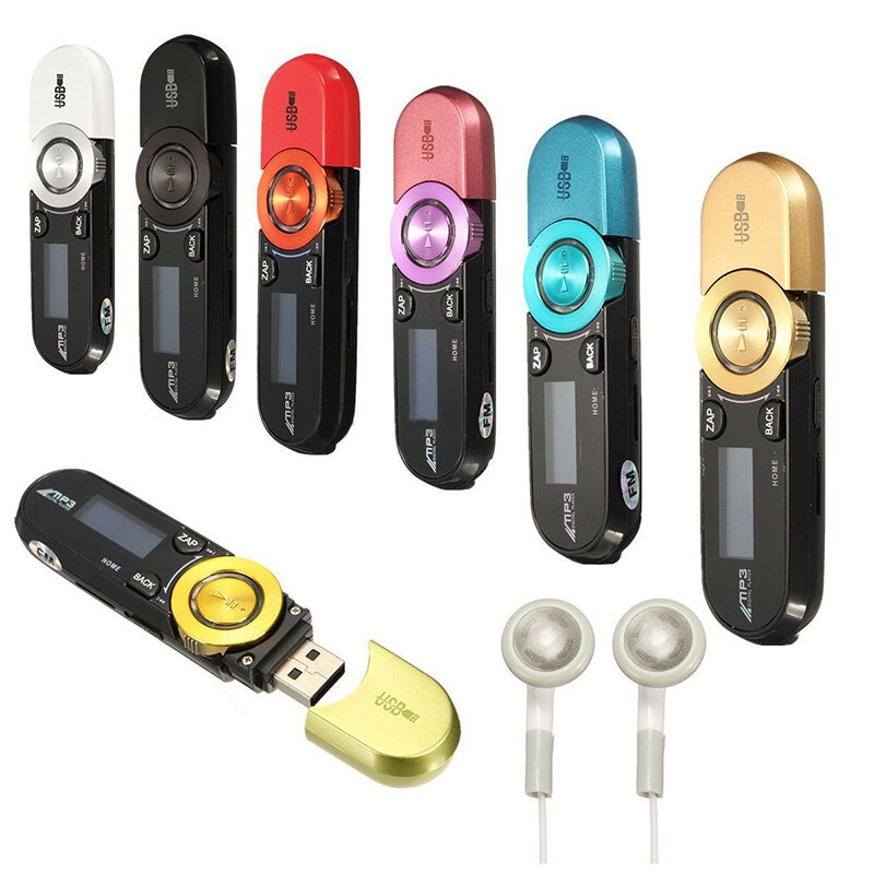 Draagbare USB Digitale Lcd-scherm Ondersteuning 16GB TF Card FM MP3 Speler