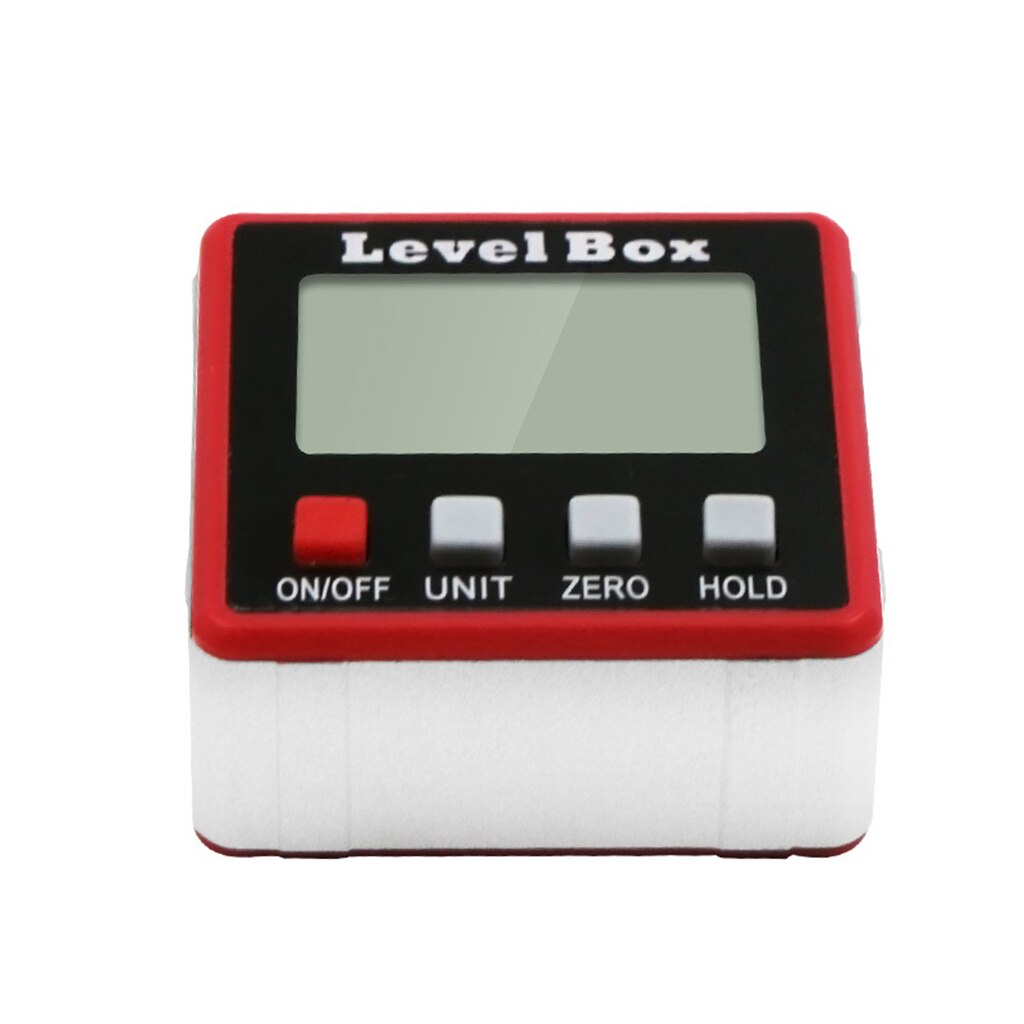 Digital Protractor Inclinometer Level Box Angle Finder Bevel Box w/ Magnet Base