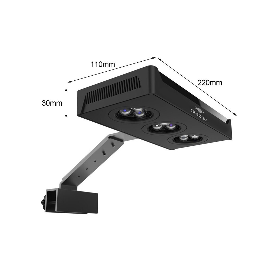 LED Spectra Aquarium Light 30W illuminazione ad acqua salata con controllo per serbatoio di pesce Coral Reef US EU Plug