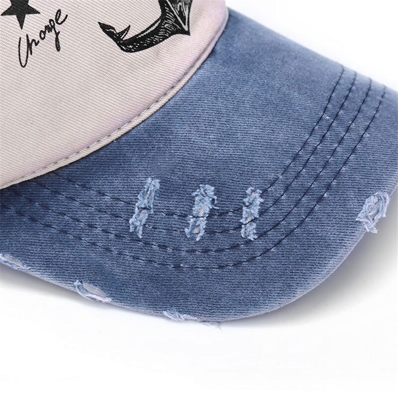Viehätys puu kesä ankkuri kuvio snapback baseball-lippis miesten aurinkovarjo urheiluhattu naiset rento urheilun puolestapuhuja aurinkosuoja lippalakit  jc201