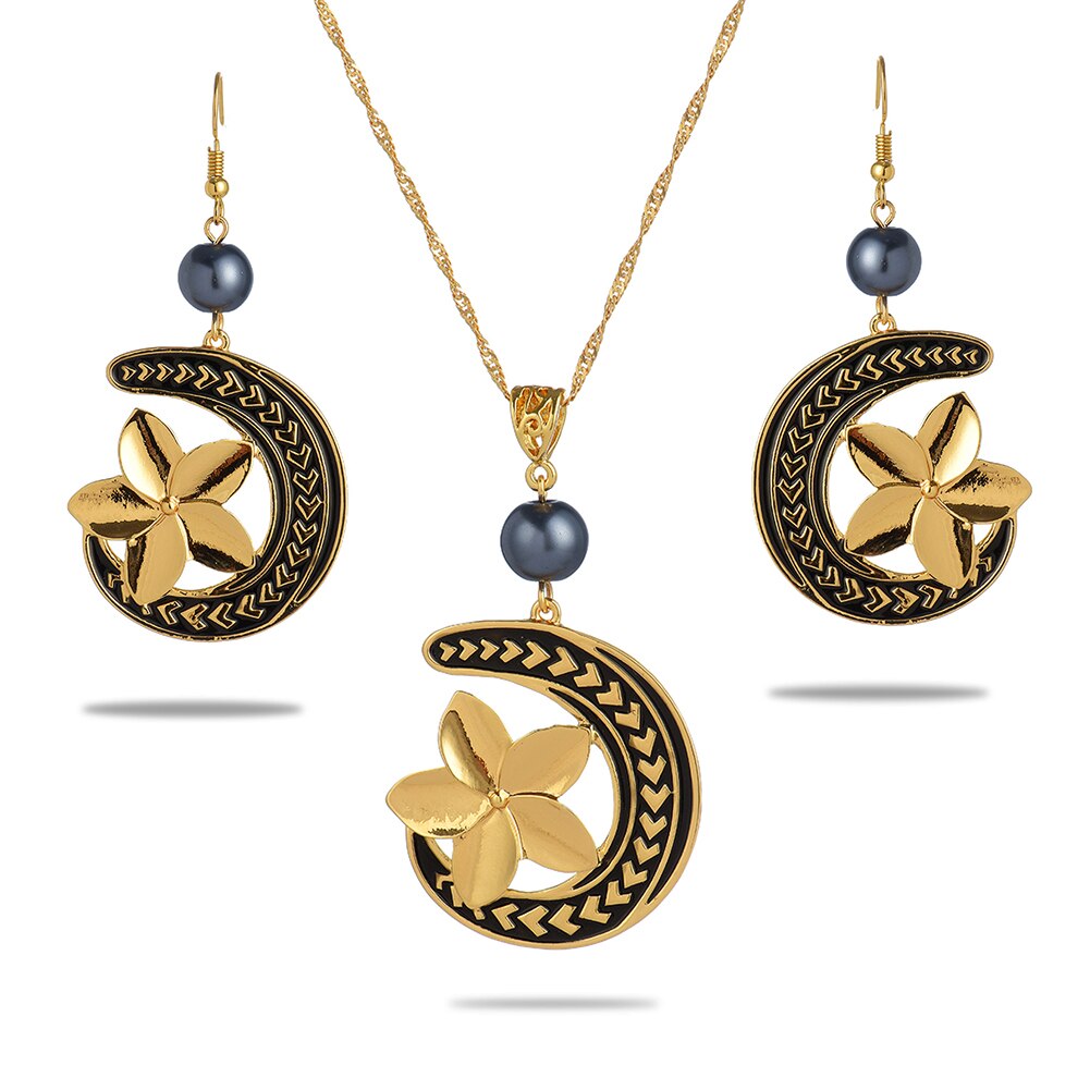 Vendita SophiaXuan moda Hawaiian Flowers Set di gioielli collana tartaruga donna promozione orecchini all&#39;ingrosso collana per donna