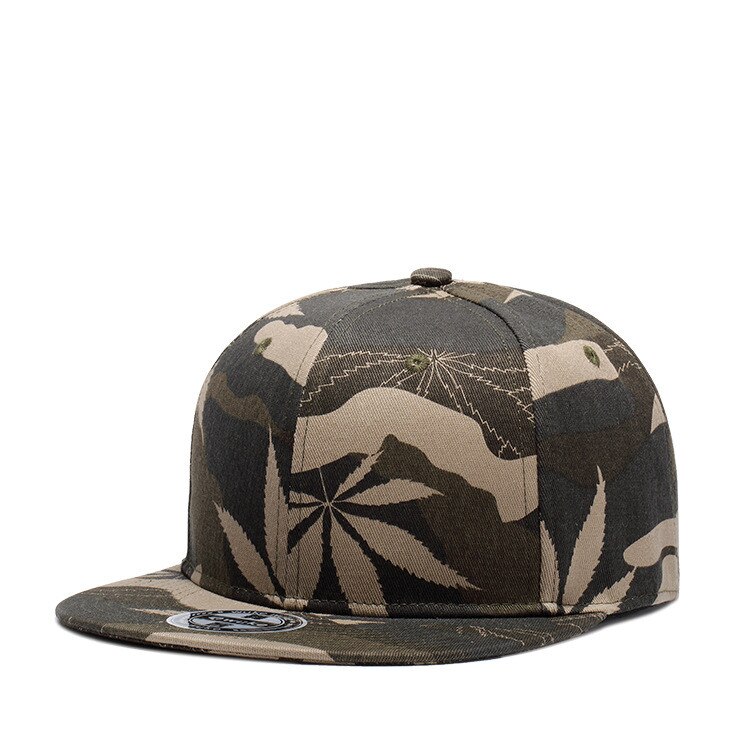 Sommer baseball kasketter mænd camouflage hip hop 5 panel snapback hat til kvinder touca gorras planas casquette chapeau 18 stile: W125