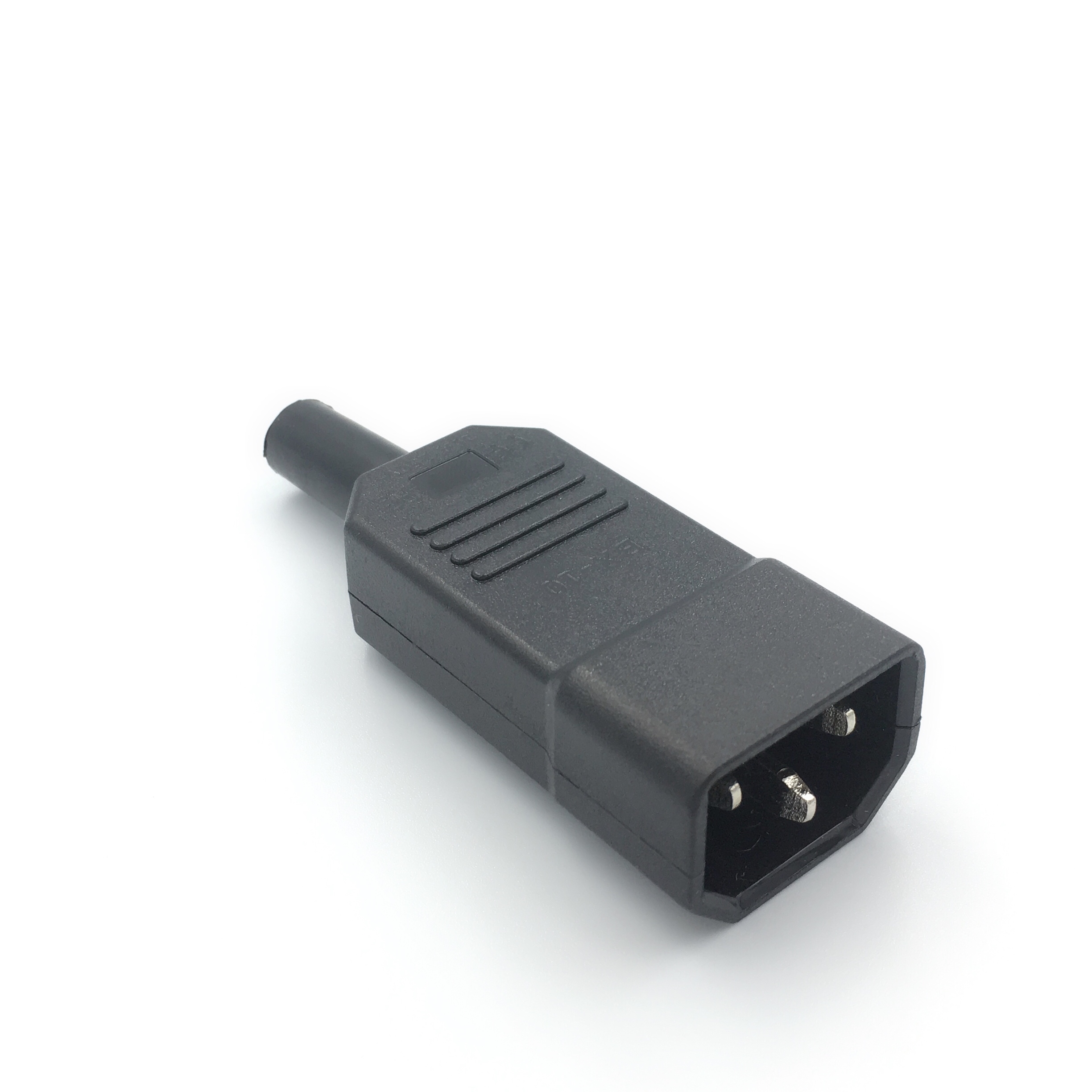 IEC320 C14 UPS plug Man Vrouw Stekker Connector Netsnoer Inlaat Uitlaat AC 250V 10A Nylon Isolatie Messing dirigent