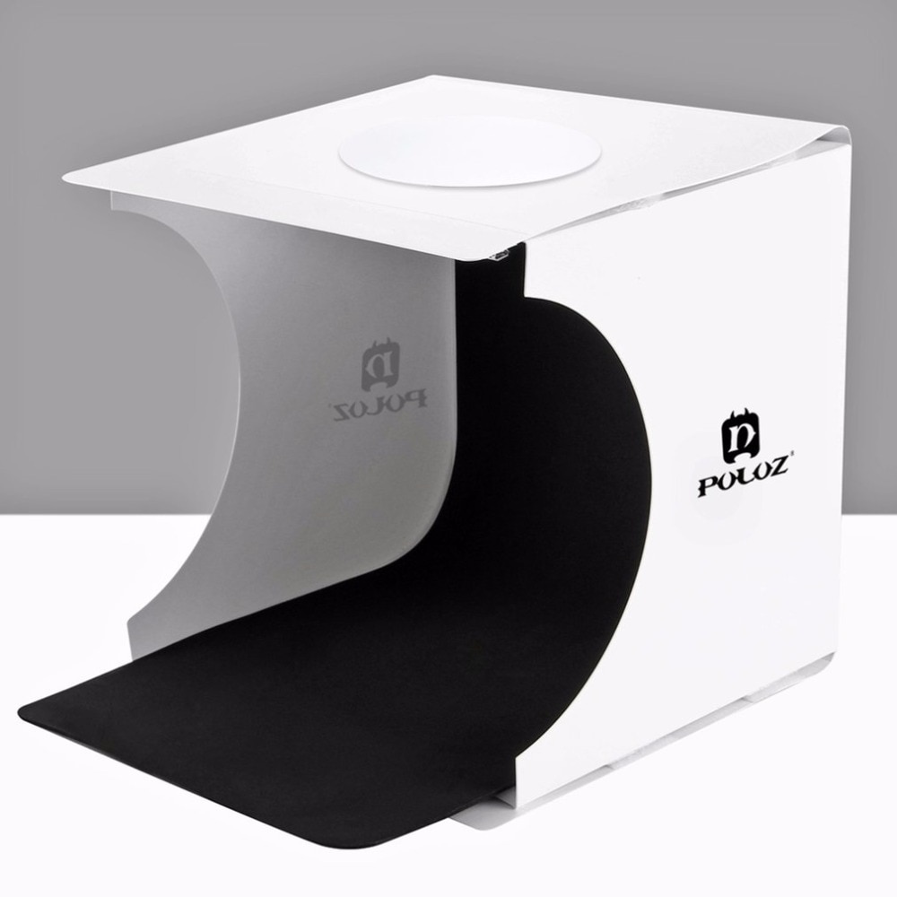 Bærbar mini foldbar fotostudie softbox lys fotografering boks bordplade skydning telt led lys blød boks speedlight softbox