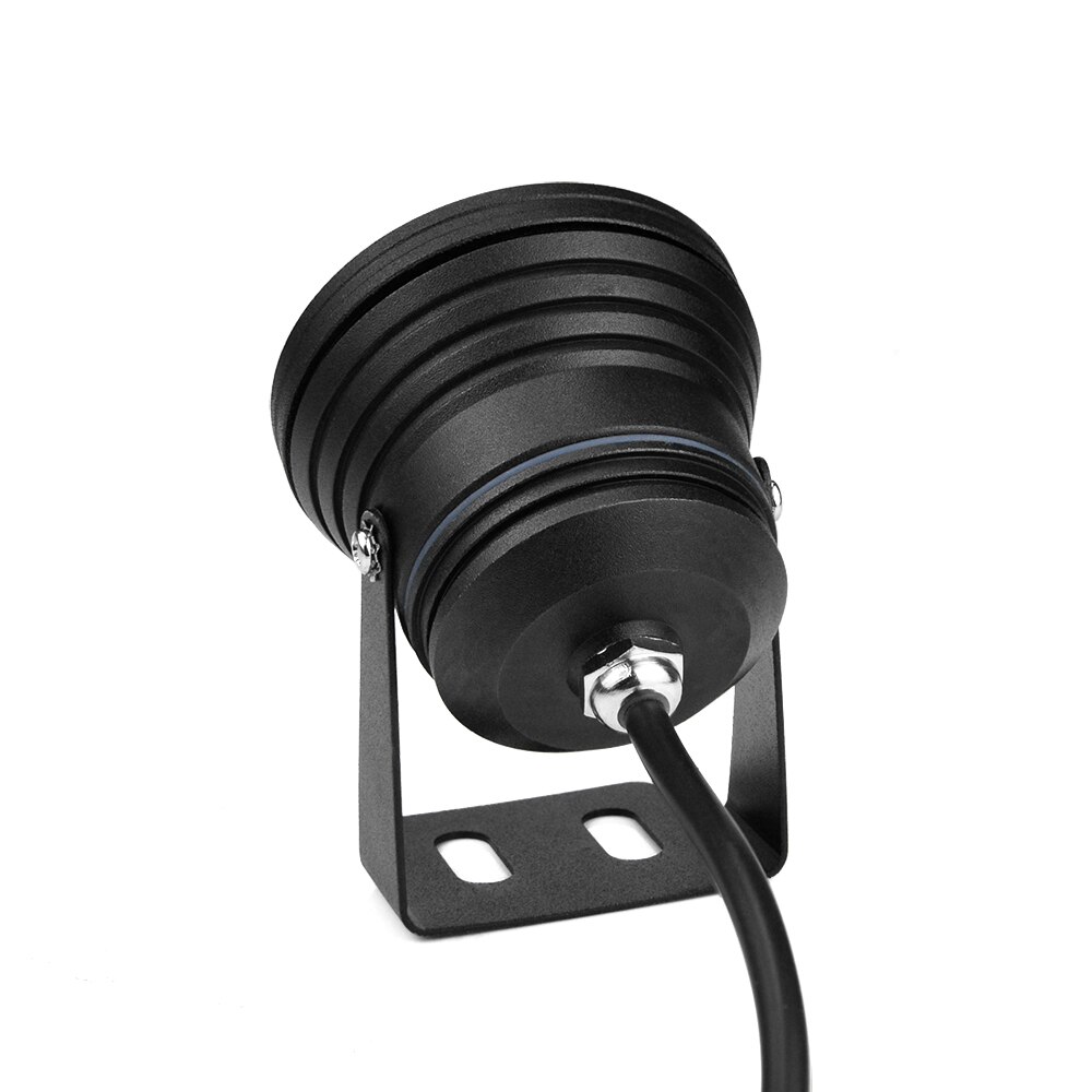 Foco LED DC12V, 10W, IP65, RGB, de exterior a prueba de agua, foco con mando a distancia IR de 24 teclas para decoración de sendero de paisaje de jardín