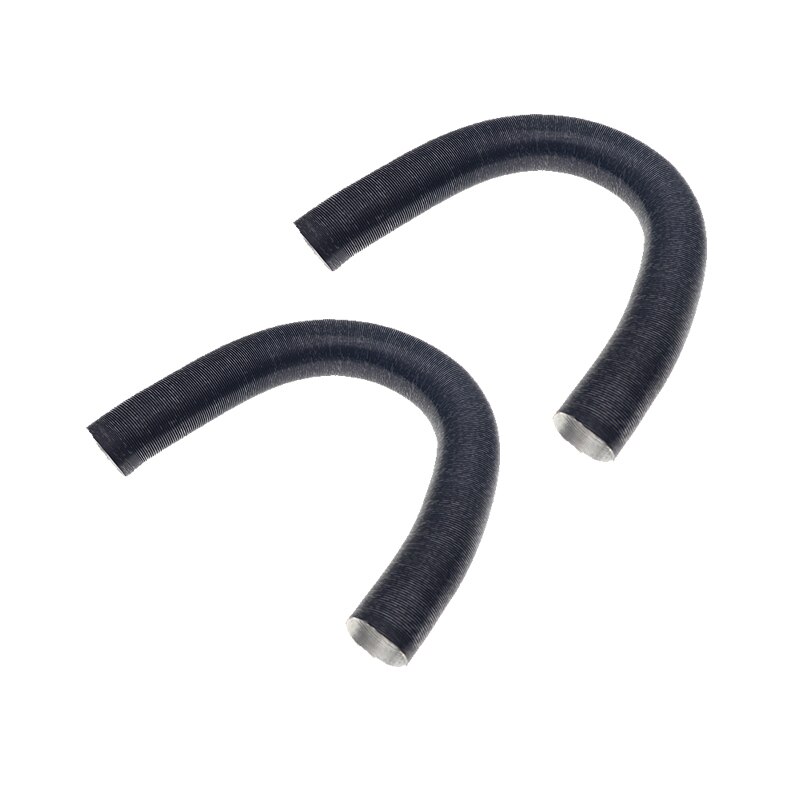 2/4x 42mm Car Heater Ducting Pipe 1m-2m Diesel Parking Heater Duct Aluminum Foil Warm Air Intake Pipe For Webasto Eberspacher: 2pcs