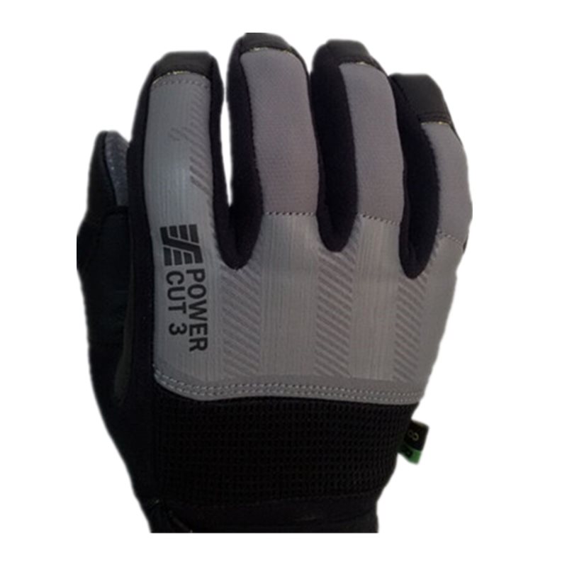 Guantes de nivel 3 antideslizantes y anticorte resistentes a perforaciones duraderas a prueba de golpes (x-large, Grey)