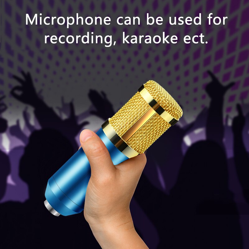 BM 800 Microphone Condenser Sound Recording Microphone With Shock Mount For Radio Braodcasting Singing Recording KTV Karaoke Mic