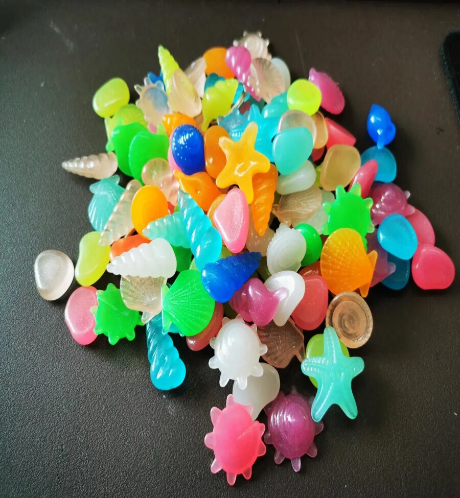 DIY Fish Tank Glow In Dark Colorful Luminous Stone Night Fluorescent Ghost Bottom Landscape Walkways Garden Path Patio Lawn