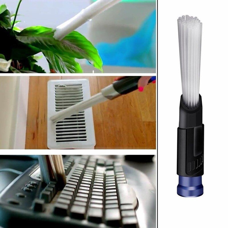 Dusty Brush Vacuum Cleaner Multifunction Straw Tube Dust Dirt Remover Brush Portable Universal Vacuum Remover Cleaning Tools