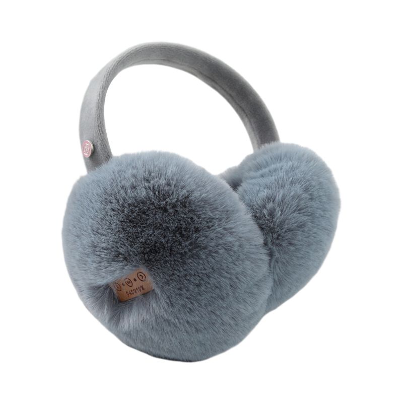 Orejeras cálidas Unisex con Bluetooth, auriculares de felpa inalámbricos, calentadores de orejas para música 85WB